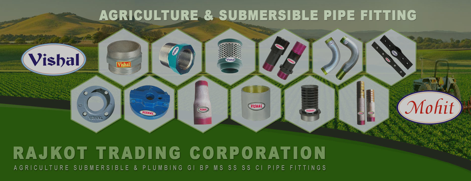 GI BP MS SS CI agricultural Pipe Fittings Manufacturer